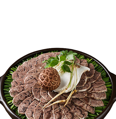 아롱사태 수육 전골